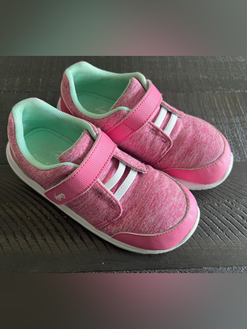 See Kai Run Toddler Sneakers Size 11 Pink Velcro Lightweight Girls Comfort